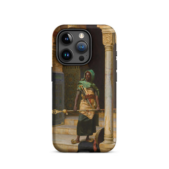 The Nubian Guard - Ludwig Deutsch Phone Case Iphone 15 Pro / Matte Phone Case Orientalist Painting Nubian Guard, Ludwig Deutsch, Deutsch’s