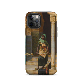 The Nubian Guard - Ludwig Deutsch Phone Case Iphone 12 Pro / Matte Phone Case Painting Nubian Guard, Ludwig Deutsch, Deutsch’s