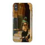 The Nubian Guard - Ludwig Deutsch Phone Case Iphone x / Matte Phone Case Classical Painting Figure Middle Eastern Attire Nubian Guard,