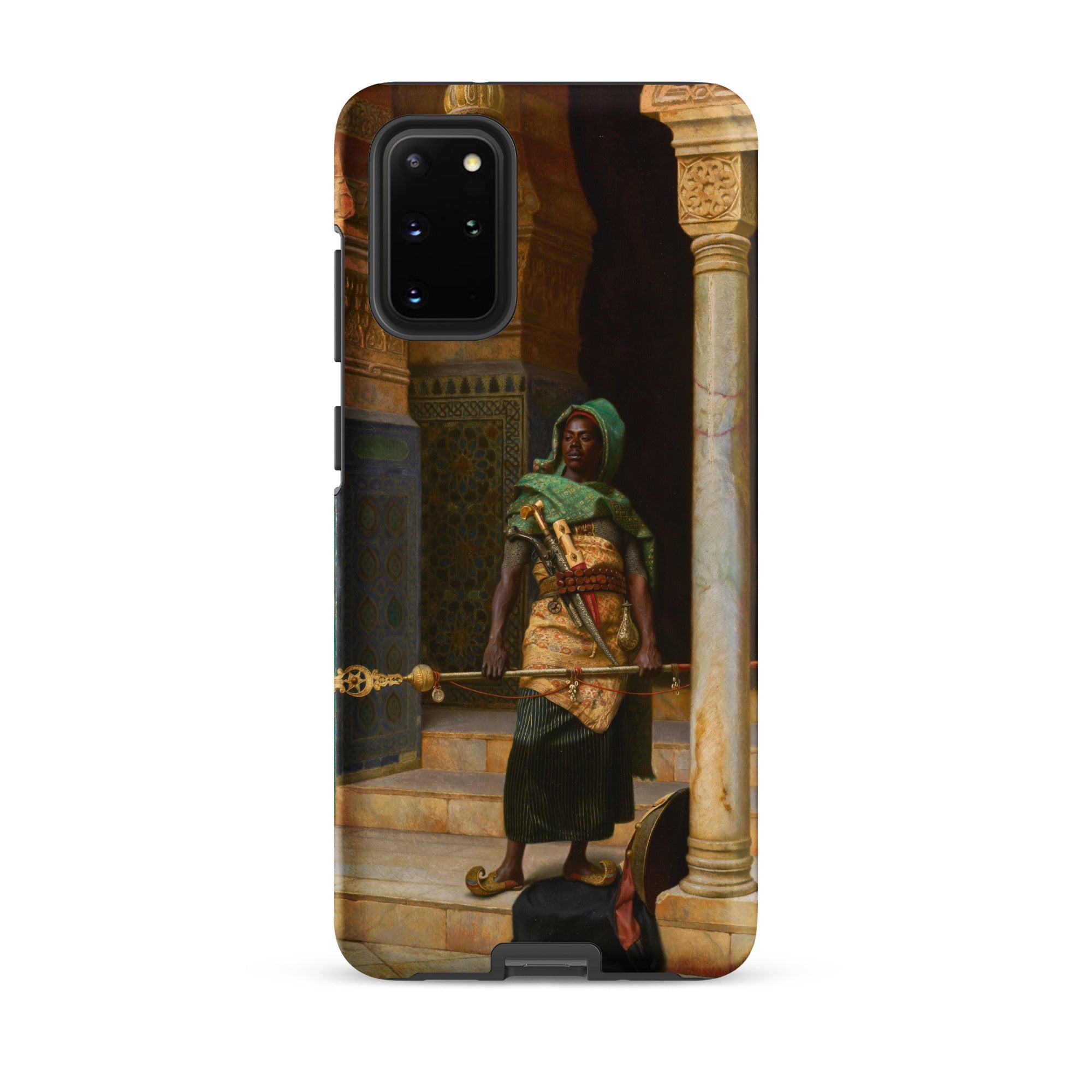 The Nubian Guard Ludwig Deutsch Samsung Case, Galaxy S20 Plus / Matte, Smartphone Case Historical Painting