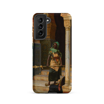 The Nubian Guard - Ludwig Deutsch Samsung Case, Galaxy S21 / Matte, Smartphone Case Orientalist Painting Guard