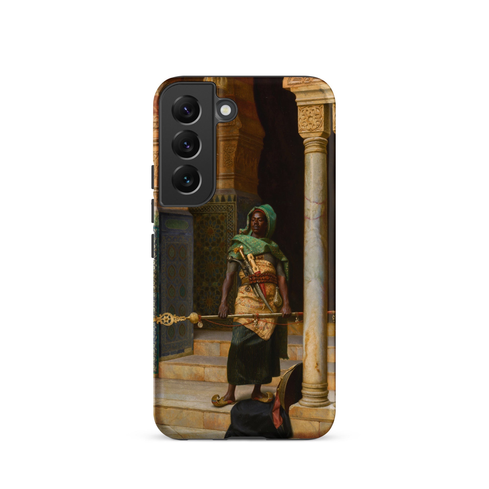 The Nubian Guard Ludwig Deutsch Samsung Case, Galaxy S22 / Matte, Phone Case Detailed Painting Figure Traditional Attire