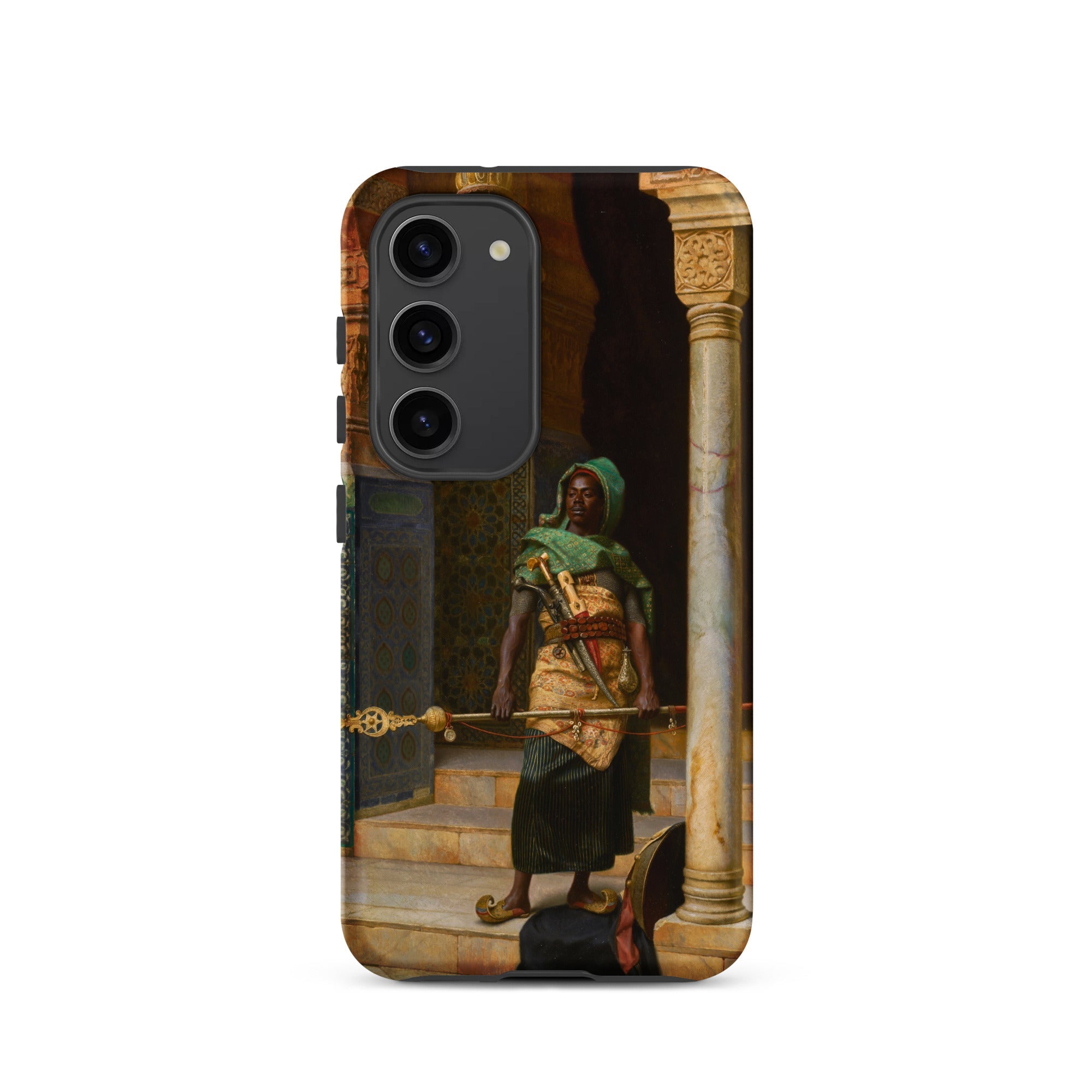 The Nubian Guard Ludwig Deutsch Samsung Case, Galaxy S23 / Matte, Smartphone Case Classical Painting Figure Traditional Attire