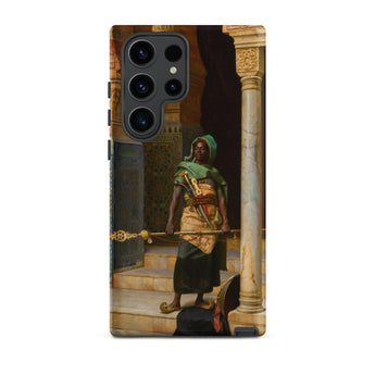 The Nubian Guard - Ludwig Deutsch Samsung Case, Galaxy S23 Ultra / Matte, Smartphone Renaissance-style Painting Man Traditional Attire