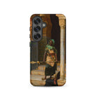 The Nubian Guard Ludwig Deutsch Samsung Case, Galaxy S25 / Matte, Phone Case Classical Painting Man Staff