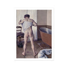 Man at His Bath - Gustave Caillebotte Nude Art Print Posters Prints & Visual Artwork