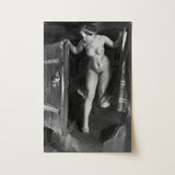 Nude Girl in Doorway - Anders Zorn Art Print / Canvas, 12x18’’ / 31x46cm / Unframed / no Border, Posters Prints & Visual Artwork, Toby Leon