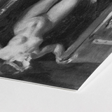 Nude Girl in Doorway - Anders Zorn Art Print / Canvas Black-and-white Classical Painting Figures Soft Impressionistic, Paints, Hometown’s