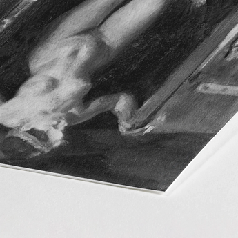 Nude Girl in Doorway - Anders Zorn Art Print / Canvas Black-and-white Classical Painting Figures Soft Impressionistic, Paints, Hometown’s