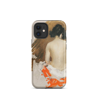 Nude Japanese Woman - William Merritt Chase Iphone Case, 12 Mini / Matte, Phone Case Painting Nude Woman