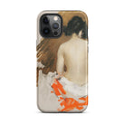 Nude Japanese Woman William Merritt Chase Iphone Case, 12 Pro Max / Matte, Artistic Phone Case