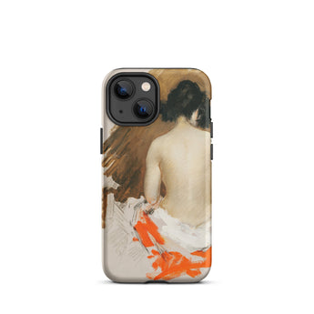 Nude Japanese Woman - William Merritt Chase Iphone Case, 13 Mini / Matte, Phone Case Painting