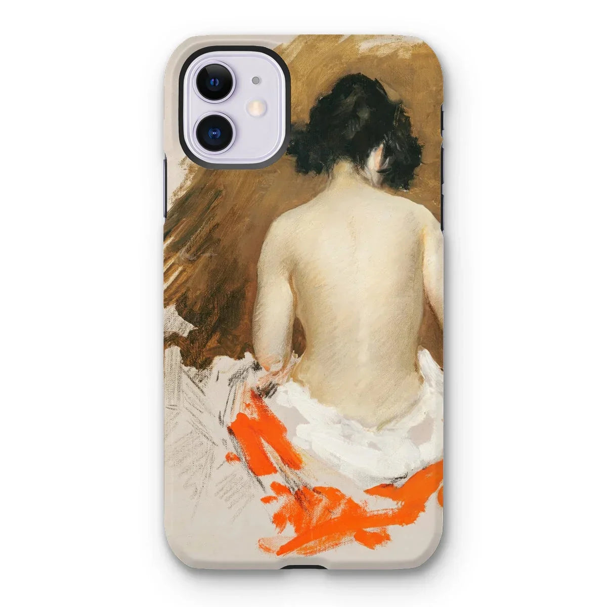 Nude Japanese Woman - William Merritt Chase Iphone Case - 11 / Matte