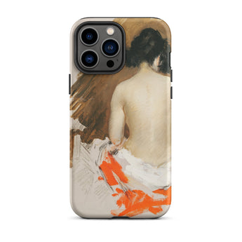 Nude Japanese Woman - William Merritt Chase Phone Case Iphone 13 Pro Max / Matte Artistic Phone Case William Merritt Chase, Chase’s