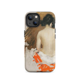 Nude Japanese Woman - William Merritt Chase Phone Case Iphone 14 / Matte Phone Case Painting Woman’s William Merritt Chase, Chase’s