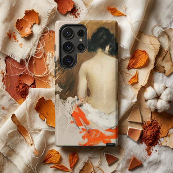 Nude Japanese Woman - William Merritt Chase Phone Case Phone Case Vintage-style Painting Nude Woman Dark Hair William Merritt Chase,