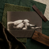Nude Man from the Back - Hermann Heid Art Print / Canvas Sepia-toned Photographic Figure Intimate Pose Male, Heid’s Studio, Form Answering,