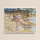 Nude Man on Beach - John Singer Sargent Art Print / Canvas, John Singer Sargent, Watercolor Sucker Punch, Sargent Nude Art