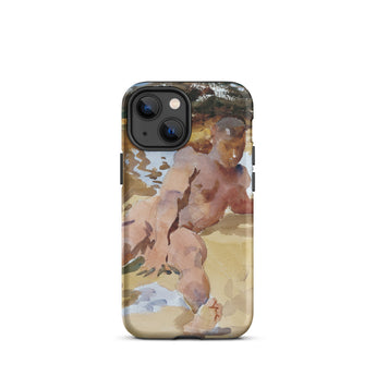 Nude Man on Beach - John Singer Sargent Iphone Case, 13 Mini / Matte, Iphone Case Nude Male Figure