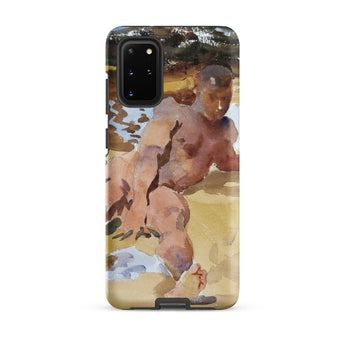 Nude Man on Beach - John Singer Sargent Phone Case, Samsung Galaxy S20 Plus / Matte, Mobile Cases, Toby Leon