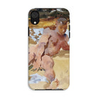Nude Man on Beach John Singer Sargent Iphone Case, Xr / Matte, Phone Case Classical Renaissance Style Cherub Painting