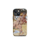 Nude Man on Beach - John Singer Sargent Phone Case Iphone 13 Mini / Matte Iphone Case Nude Male Figure John Singer,