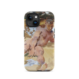 Nude Man on Beach - John Singer Sargent Phone Case Iphone 15 / Matte Iphone Case Nude Male Figure John Singer,