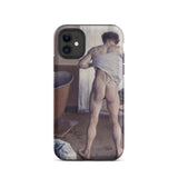 Nude Man at His Bath - Gustave Caillebotte Iphone Case, 11 / Matte, Artistic Phone Case