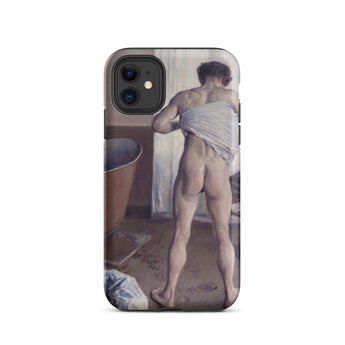 Nude Man at His Bath - Gustave Caillebotte Iphone Case, 11 / Matte, Artistic Phone Case