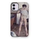 Nude Man at His Bath - Gustave Caillebotte Iphone Case, 11 / Matte, Iphone Case Classical Art Painting Nude Figure Draped
