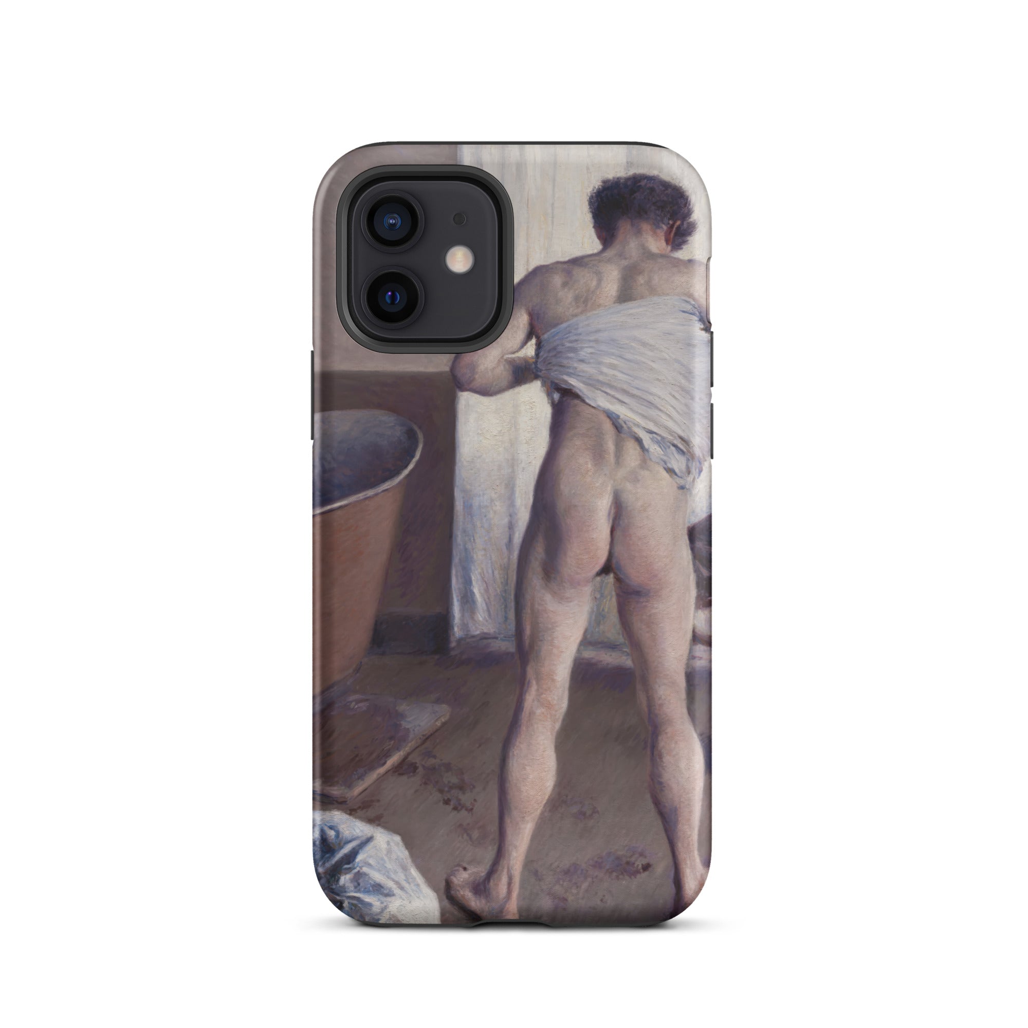 Nude Man at His Bath Gustave Caillebotte Iphone Case, 12 / Matte, Phone Case Nude Art