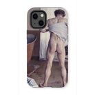 Nude Man at His Bath - Gustave Caillebotte Iphone Case, 13 Mini / Matte, Phone Case Classical Art Print Nude Figure Draped