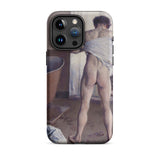 Nude Man at His Bath - Gustave Caillebotte Iphone Case, 15 Pro Max / Matte, Phone Case Nude Figure Art