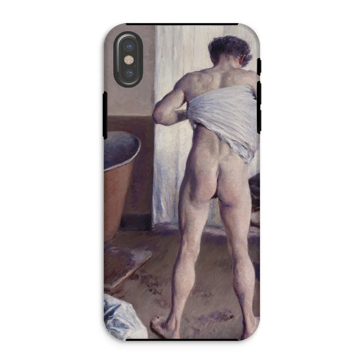 Nude Man at His Bath - Gustave Caillebotte Iphone Case - Xs / Matte