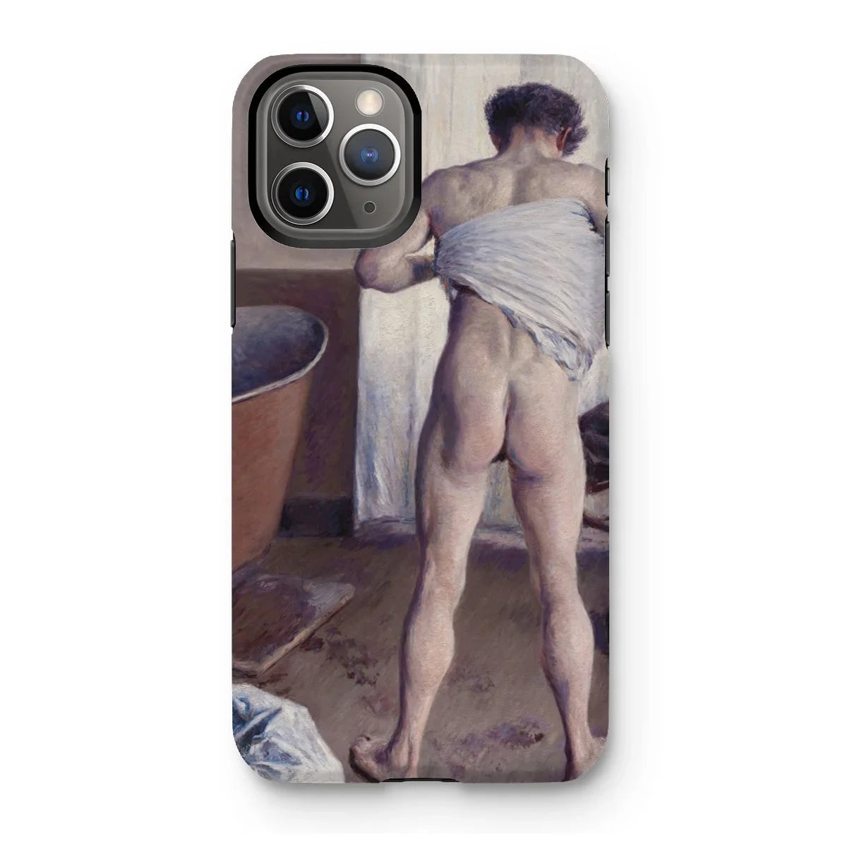 Nude Man at His Bath - Gustave Caillebotte Iphone Case - 11 Pro / Matte