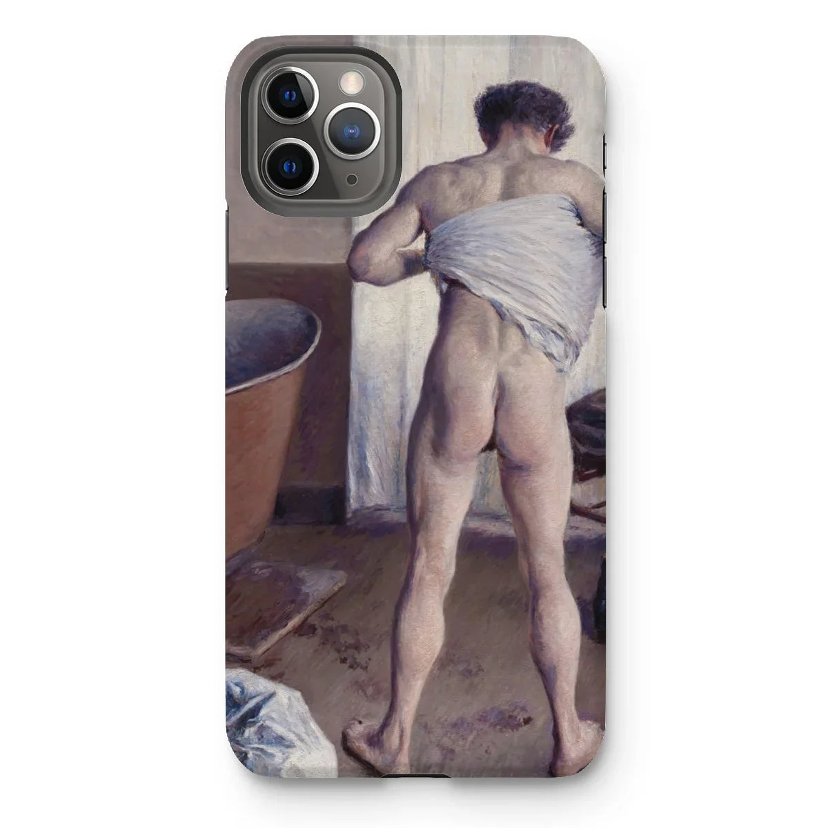 Nude Man at His Bath - Gustave Caillebotte Iphone Case - 11 Pro Max / Matte