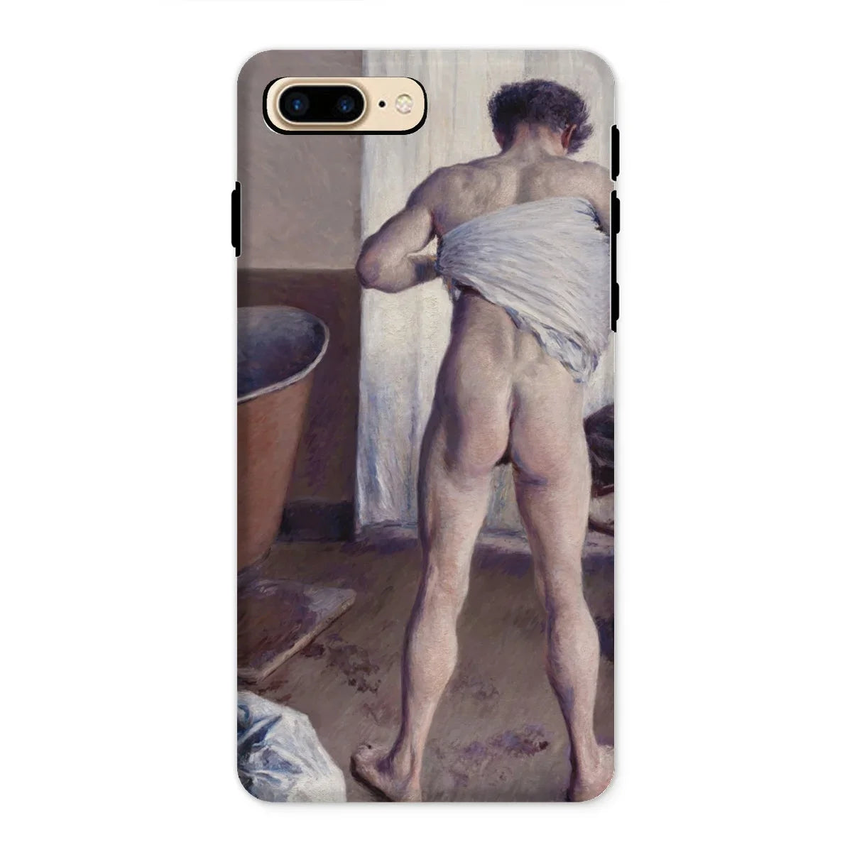 Nude Man at His Bath - Gustave Caillebotte Iphone Case - 8 Plus / Matte