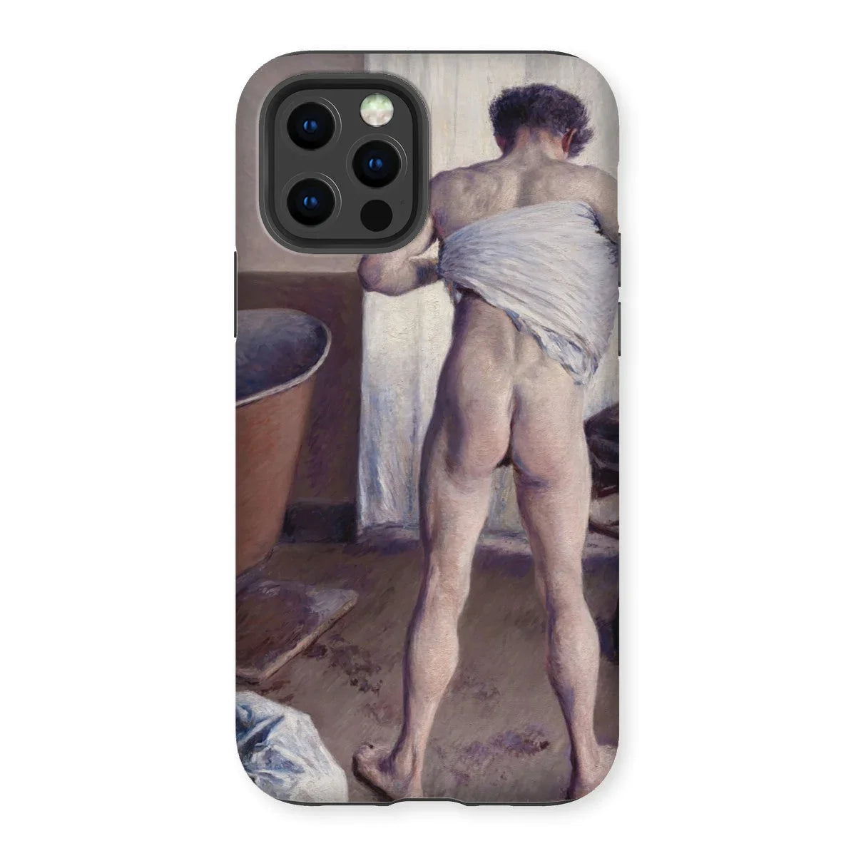 Nude Man at His Bath - Gustave Caillebotte Iphone Case - 12 Pro / Matte