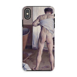 Nude Man at His Bath - Gustave Caillebotte Iphone Case, Xs Max / Matte, Phone Case Classical Art Nude Painting