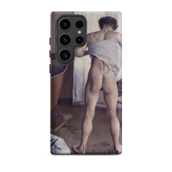 Nude Man at His Bath - Gustave Caillebotte Phone Case Samsung Galaxy S23 Ultra / Matte Phone Case Classical Painting Muscular Man Profile