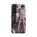 Nude Man at His Bath - Gustave Caillebotte Samsung Case, Galaxy S21 Fe / Matte, Samsung Galaxy S21 Phone Case Classical Art Design