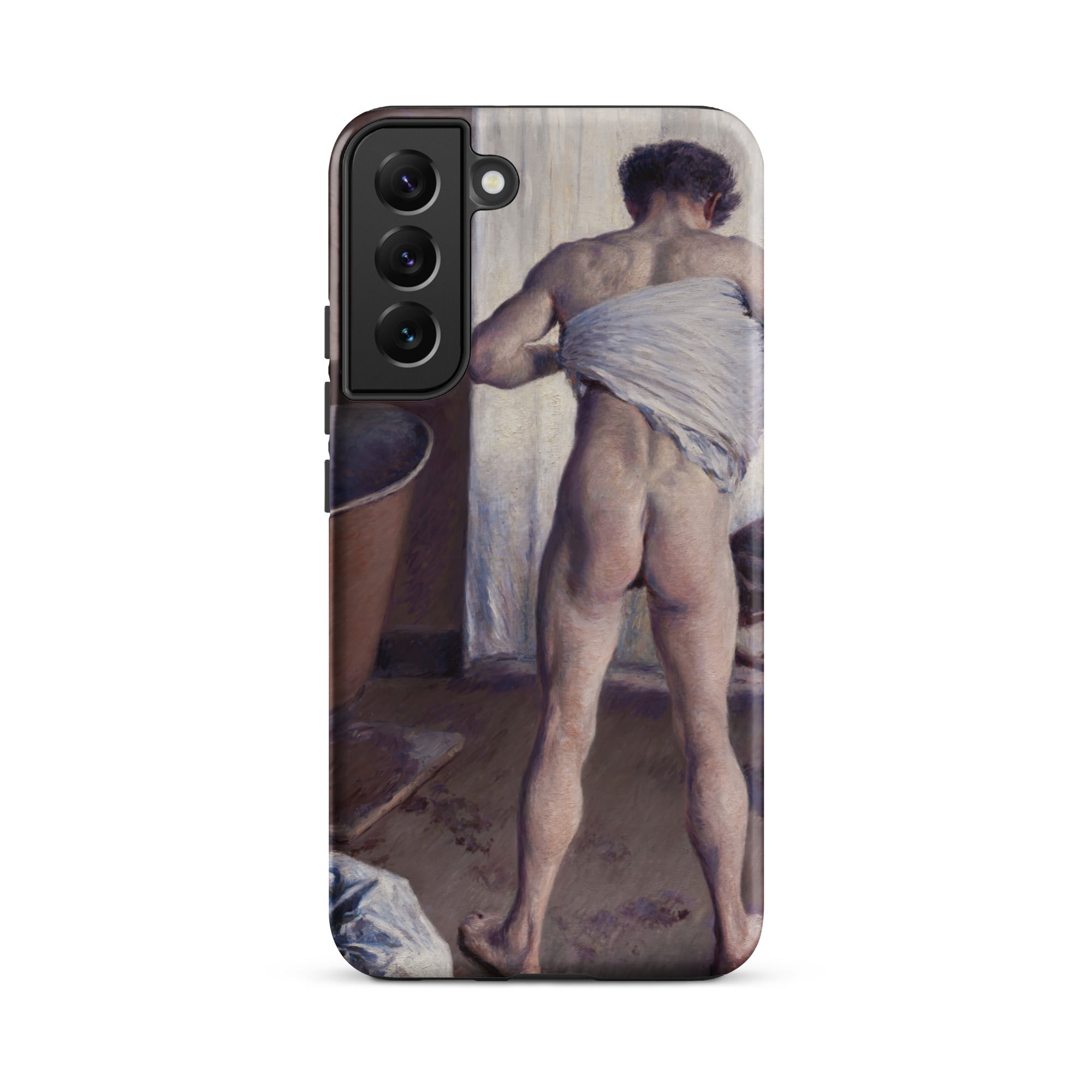 Nude Man at His Bath Gustave Caillebotte Samsung Case, Galaxy S22 Plus / Matte, Phone Case Classical Painting Man Shirt