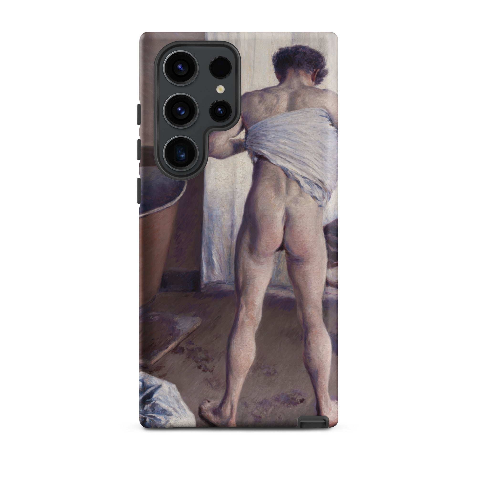Nude Man at His Bath Gustave Caillebotte Samsung Case, Galaxy S23 Ultra / Matte, Phone Case Classical Painting Person
