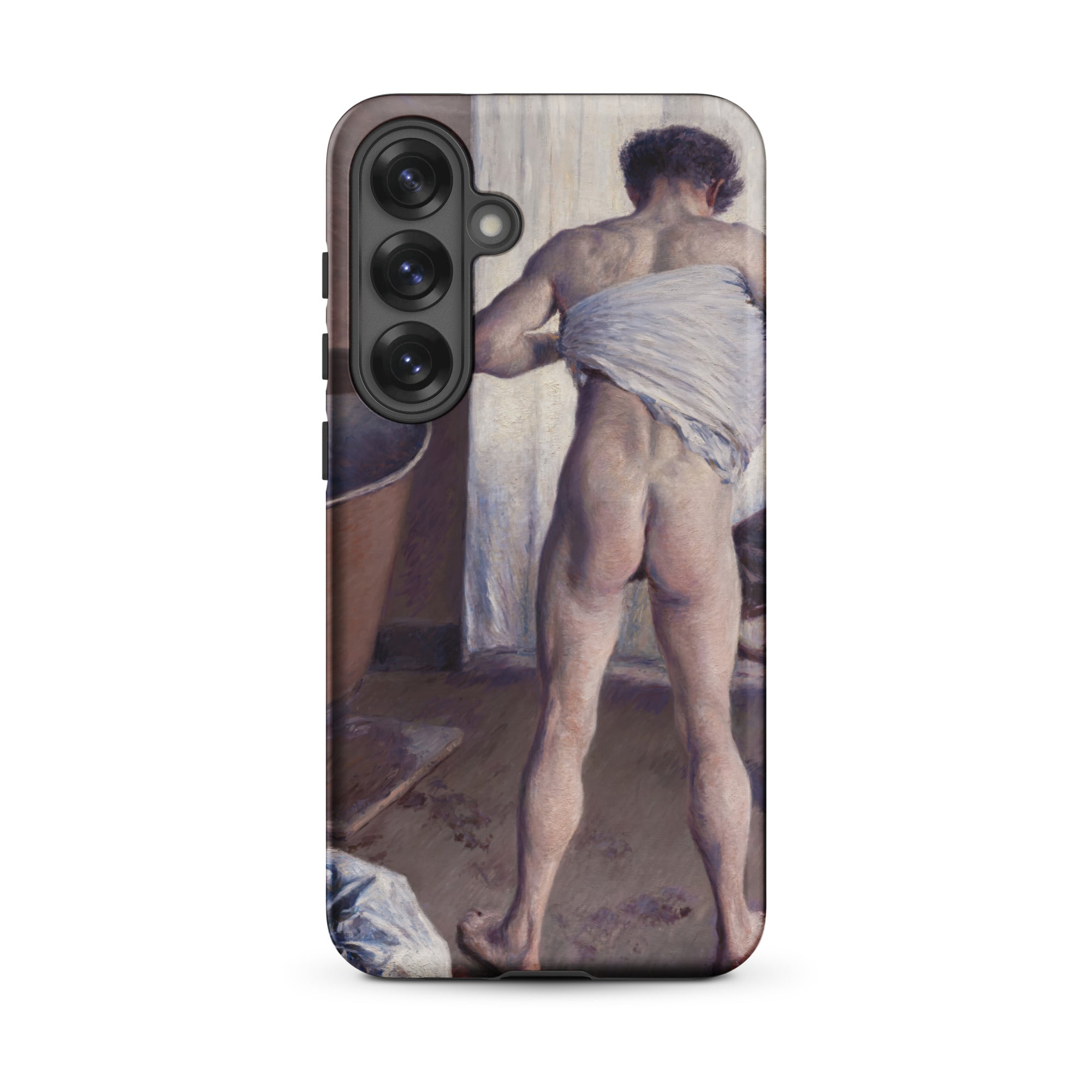 Nude Man at His Bath Gustave Caillebotte Samsung Case, Galaxy S25 Plus / Matte, Phone Case Nude Painting Man