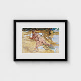 Nude Man on Beach - John Singer Sargent Art Print / Canvas, Watercolor Sucker Punch, Prints