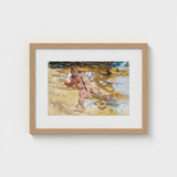 Nude Man on Beach - John Singer Sargent Art Print / Canvas, Watercolor Sucker Punch, Prints