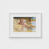 Nude Man on Beach - John Singer Sargent Art Print / Canvas, Watercolor Sucker Punch, Prints