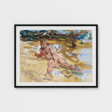Nude Man on Beach - John Singer Sargent Art Print / Canvas, Watercolor Sucker Punch, Prints