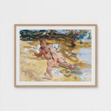 Nude Man on Beach - John Singer Sargent Art Print / Canvas, Watercolor Sucker Punch, Prints