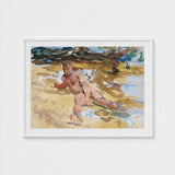 Nude Man on Beach - John Singer Sargent Art Print / Canvas, Watercolor Sucker Punch, Prints